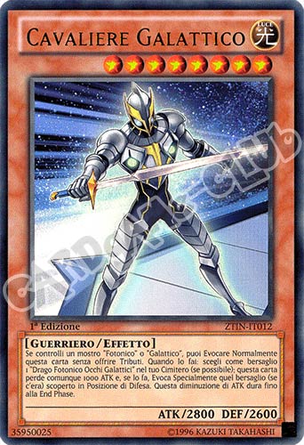 ZTIN-IT012 Cavaliere Galattico ultra rara 1a Edizione (IT) -NEAR MINT-