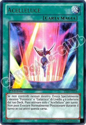 ZTIN-IT016 Acelleluce ultra rara 1a Edizione (IT) -NEAR MINT-