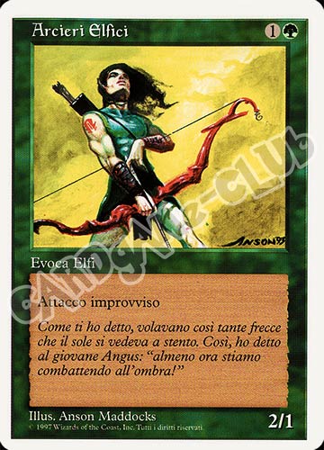 Arcieri Elfici rara (IT) -NEAR MINT-