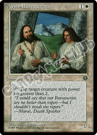 Aysen Bureaucrats comune (EN) -NEAR MINT-