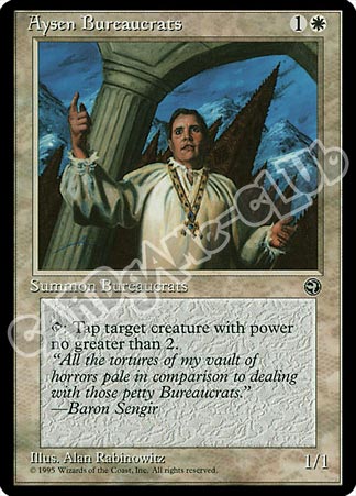 Aysen Bureaucrats comune (EN) -NEAR MINT-