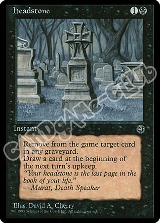 Headstone comune (EN) -NEAR MINT-