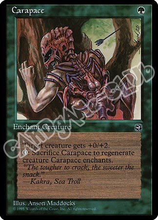 Carapace comune (EN) -NEAR MINT-
