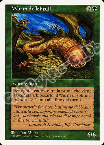 Wurm di Johtull non comune (IT) -NEAR MINT-