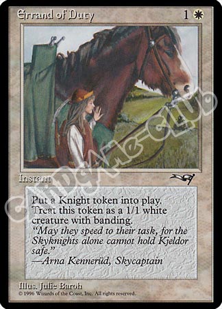 Errand of Duty comune (EN) -NEAR MINT-