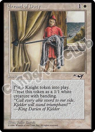 Errand of Duty comune (EN) -NEAR MINT-