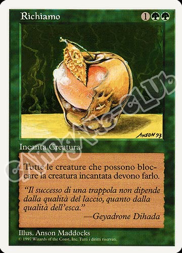 Richiamo non comune (IT) -NEAR MINT-