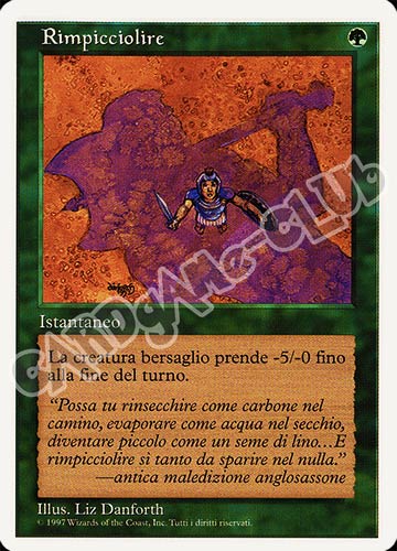 Rimpicciolire comune (IT) -NEAR MINT-