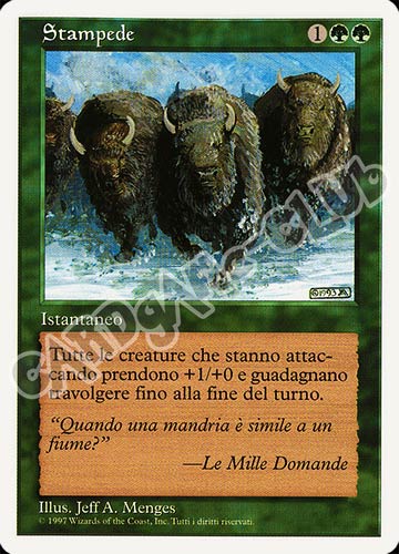 Stampede non comune (IT) -NEAR MINT-