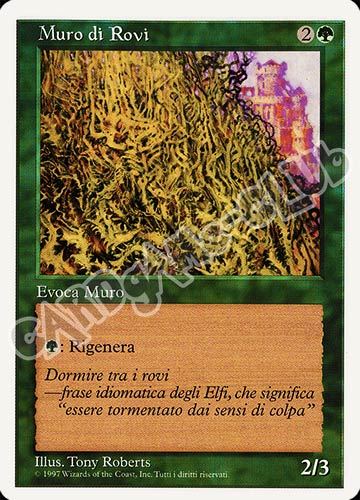Muro di Rovi non comune (IT) -NEAR MINT-