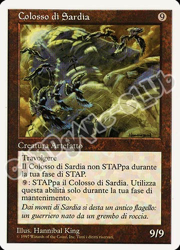 Colosso di Sardia rara (IT) -NEAR MINT-