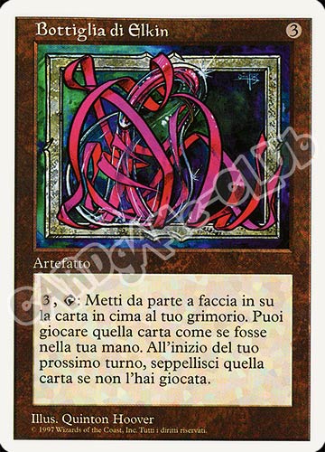 Bottiglia di Elkin rara (IT) -NEAR MINT-