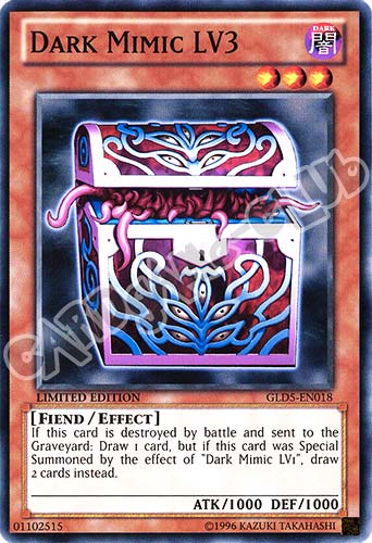GLD5-EN018 Dark Mimic LV3 comune Limited Edition (EN) -NEAR MINT-