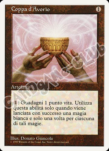 Coppa d'Avorio non comune (IT) -NEAR MINT-