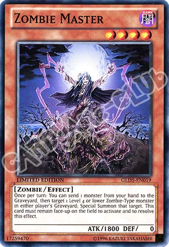 GLD5-EN019 Zombie Master comune Limited Edition (EN) -NEAR MINT-