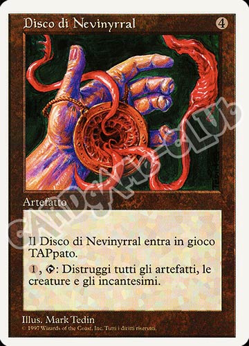 Disco di Nevinyrral rara (IT) -NEAR MINT-