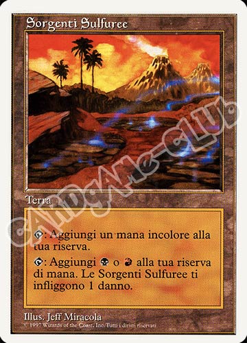 Sorgenti Sulfuree rara (IT) -NEAR MINT-