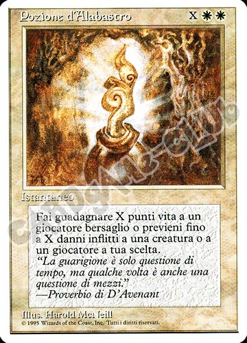 Pozione d'Alabastro comune (IT) -NEAR MINT-