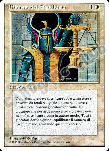 Bilancia dell'Equilibrio rara (IT) -NEAR MINT-