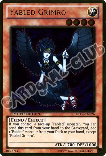 GLD5-EN026 Fabled Grimro rara oro Limited Edition (EN) -NEAR MINT-