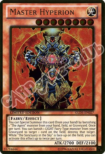 GLD5-EN027 Master Hyperion rara oro Limited Edition (EN) -NEAR MINT-