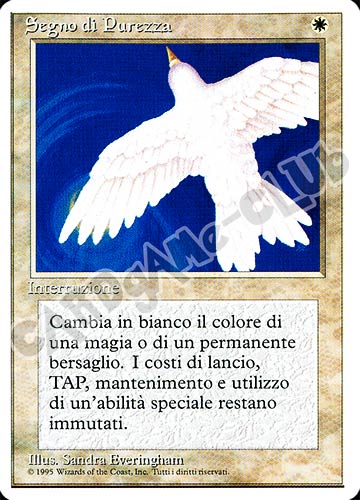 Segno di Purezza rara (IT) -NEAR MINT-