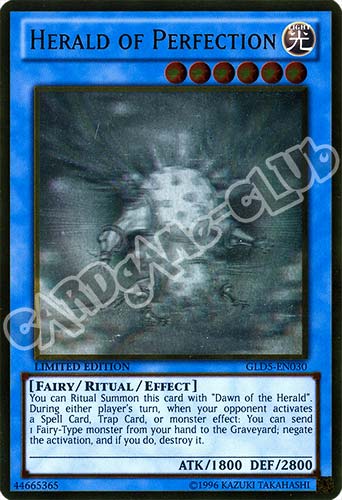 GLD5-EN030 Herald of Perfection ghost-gold Limited Edition (EN) -NEAR MINT-