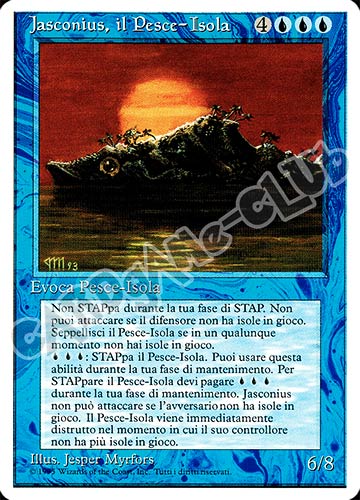 Jasconius, il Pesce-Isola non comune (IT) -NEAR MINT-