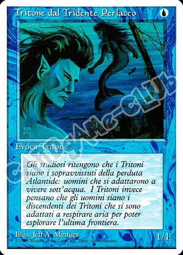 Tritone dal Tridente Perlaceo comune (IT) -NEAR MINT-