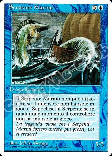 Serpente Marino comune (IT) -NEAR MINT-