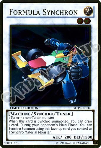 GLD5-EN034 Formula Synchron rara oro Limited Edition (EN) -NEAR MINT-