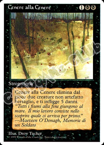 Cenere alla Cenere comune (IT) -NEAR MINT-
