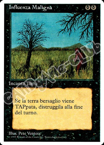 Influenza Maligna non comune (IT) -NEAR MINT-
