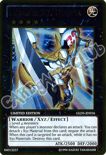 GLD5-EN036 Numero 39: Utopia rara oro Limited Edition (EN) -NEAR MINT-
