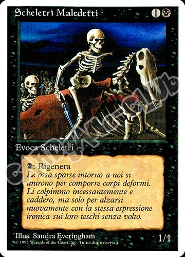 Scheletri Maledetti comune (IT) -NEAR MINT-