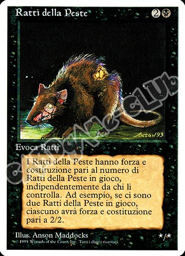Ratti della Peste comune (IT) -NEAR MINT-