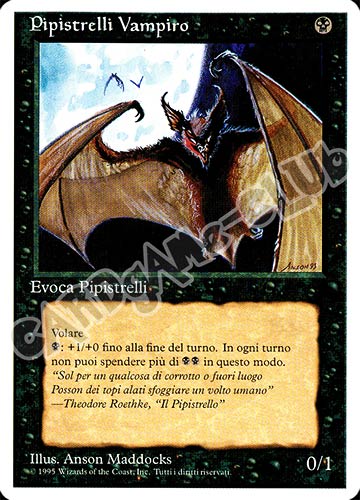 Pipistrelli Vampiro comune (IT) -NEAR MINT-