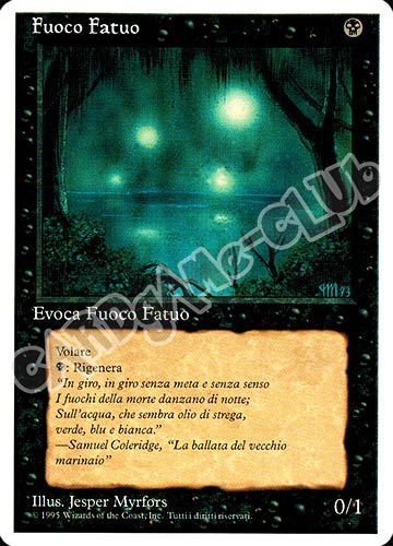 Fuoco Fatuo rara (IT) -NEAR MINT-
