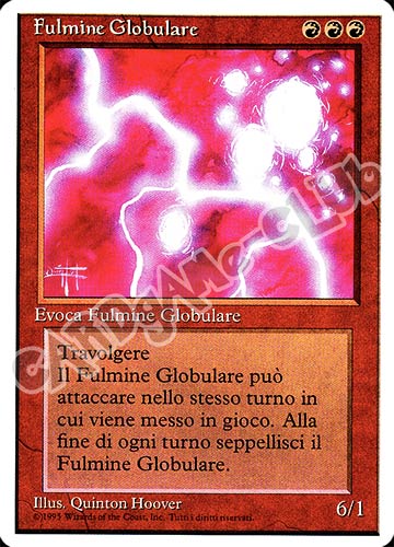 Fulmine Globulare non comune (IT) -NEAR MINT-