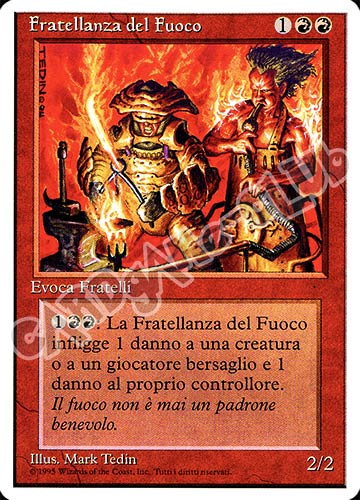 Fratellanza del Fuoco comune (IT) -NEAR MINT-