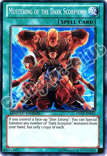 GLD5-EN042 Mustering of the Dark Scorpions comune Limited Edition (EN) -NEAR MINT-