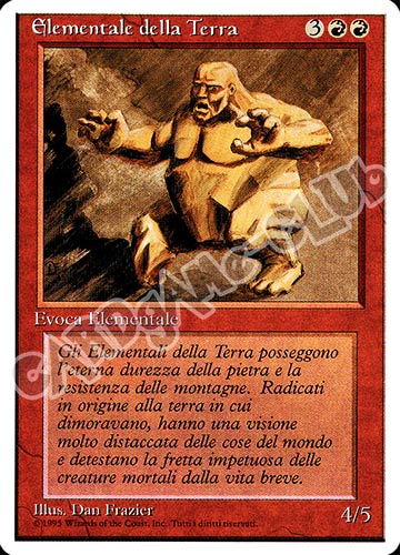 Elementale della Terra non comune (IT) -NEAR MINT-