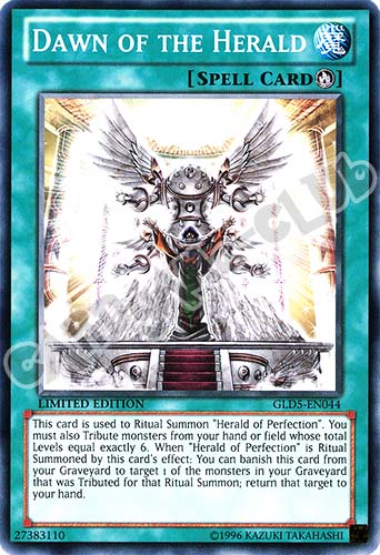 GLD5-EN044 Dawn of the Herald comune Limited Edition (EN) -NEAR MINT-