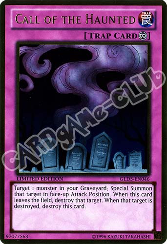 GLD5-EN046 Call of the Haunterd rara oro Limited Edition (EN) -NEAR MINT-