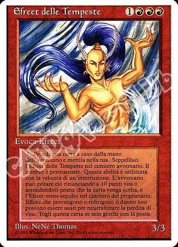 Efreet delle Tempeste rara (IT) -NEAR MINT-