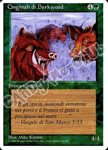 Cinghiali di Durkwood comune (IT) -NEAR MINT-