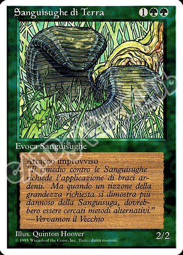 Sanguisughe di Terra comune (IT) -NEAR MINT-