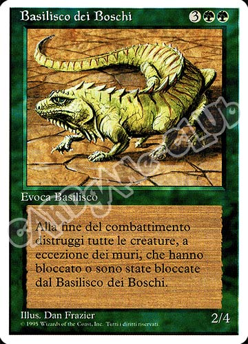 Basilisco dei Boschi non comune (IT) -NEAR MINT-