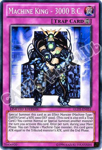 GLD5-EN051 Machine King - 3000 B.C. comune Limited Edition (EN) -NEAR MINT-