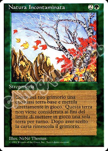 Natura Incontaminata non comune (IT) -NEAR MINT-